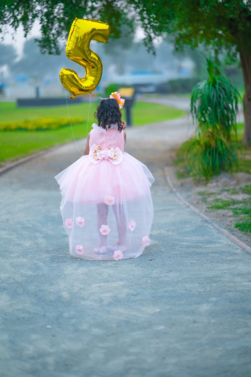 Baby pink frock