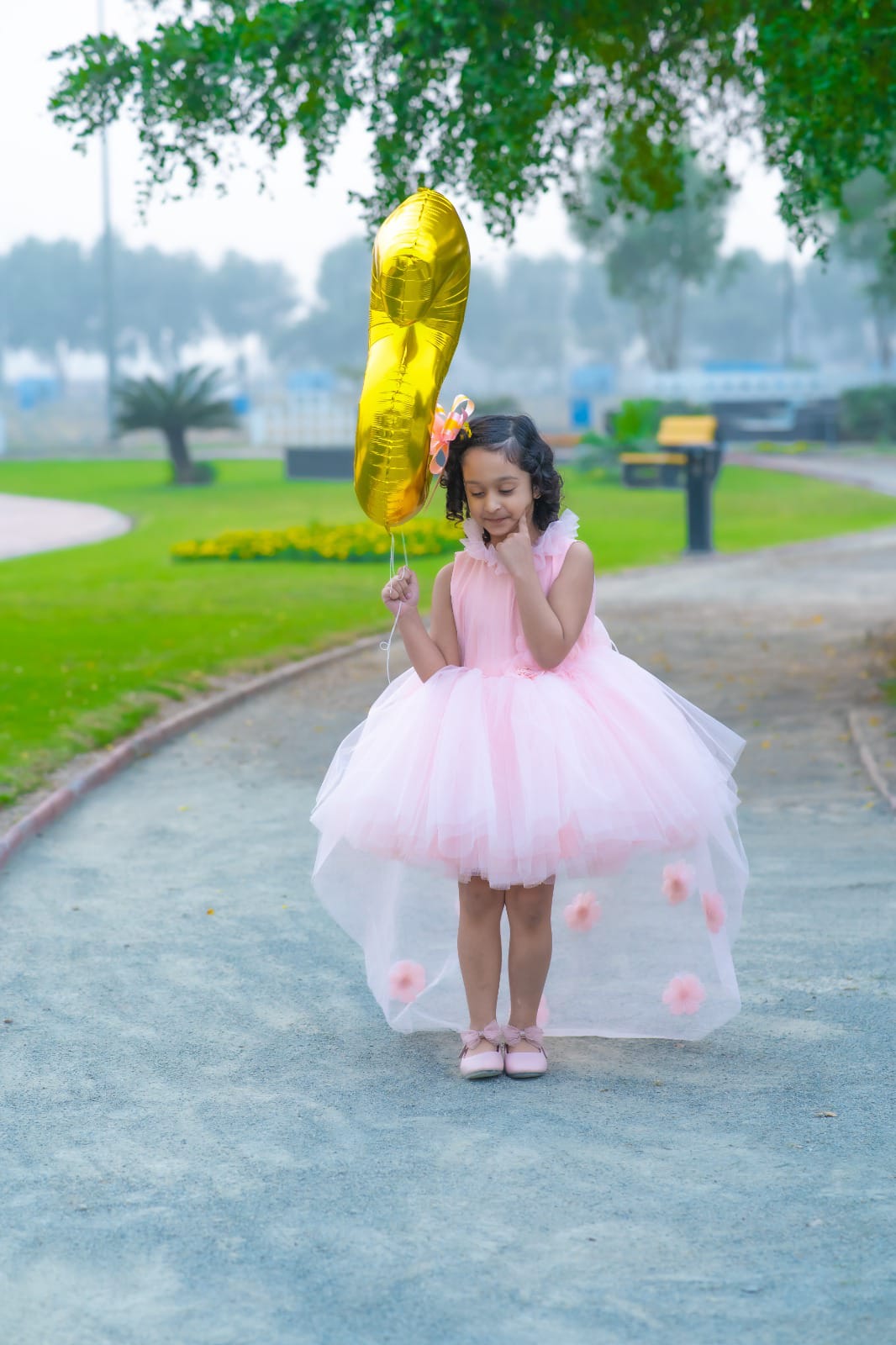 Baby pink frock