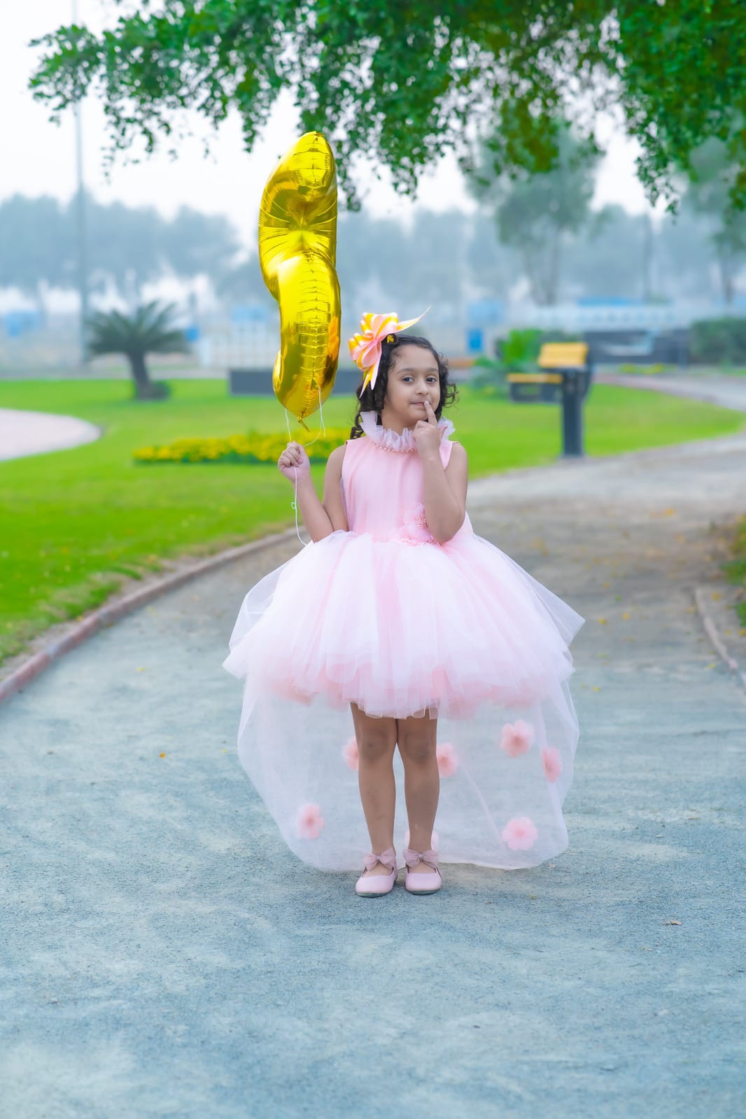 Baby pink frock